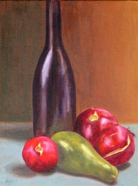 Tom’s version of Manna from Heaven, 9" × 12", oil Tom’s version of Manna from Heaven, 9" × 12", oil