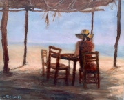 Reflection, 8" x 10", oil