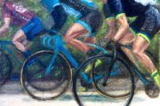 Bicycle Classic 1, 8" x 10", oil (Sold, Prints Available)