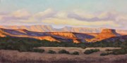 East of Grants, 18" x 36", oil