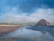 South to the Rock, 12" x 16", oil