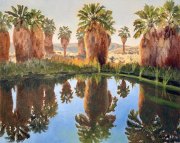 Thousand Palms Oasis, 11"x14” oil