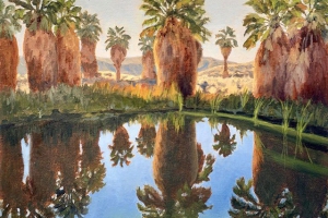 Thousand Palms Oasis, 11"x14” oil